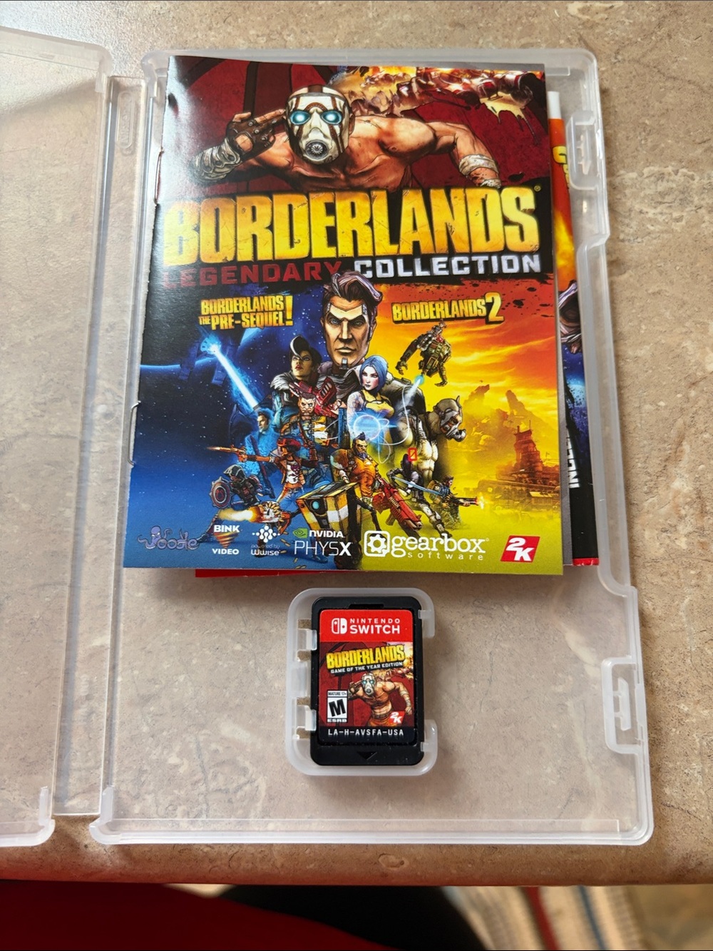 Nintendo Borderlands Legendary Collection - Red, Yellow, Blue Artwork